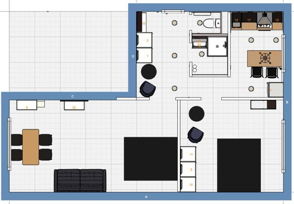 Jana's Wow Apt, 2br, Metro Next Door, Near The Airport Apartment Prague